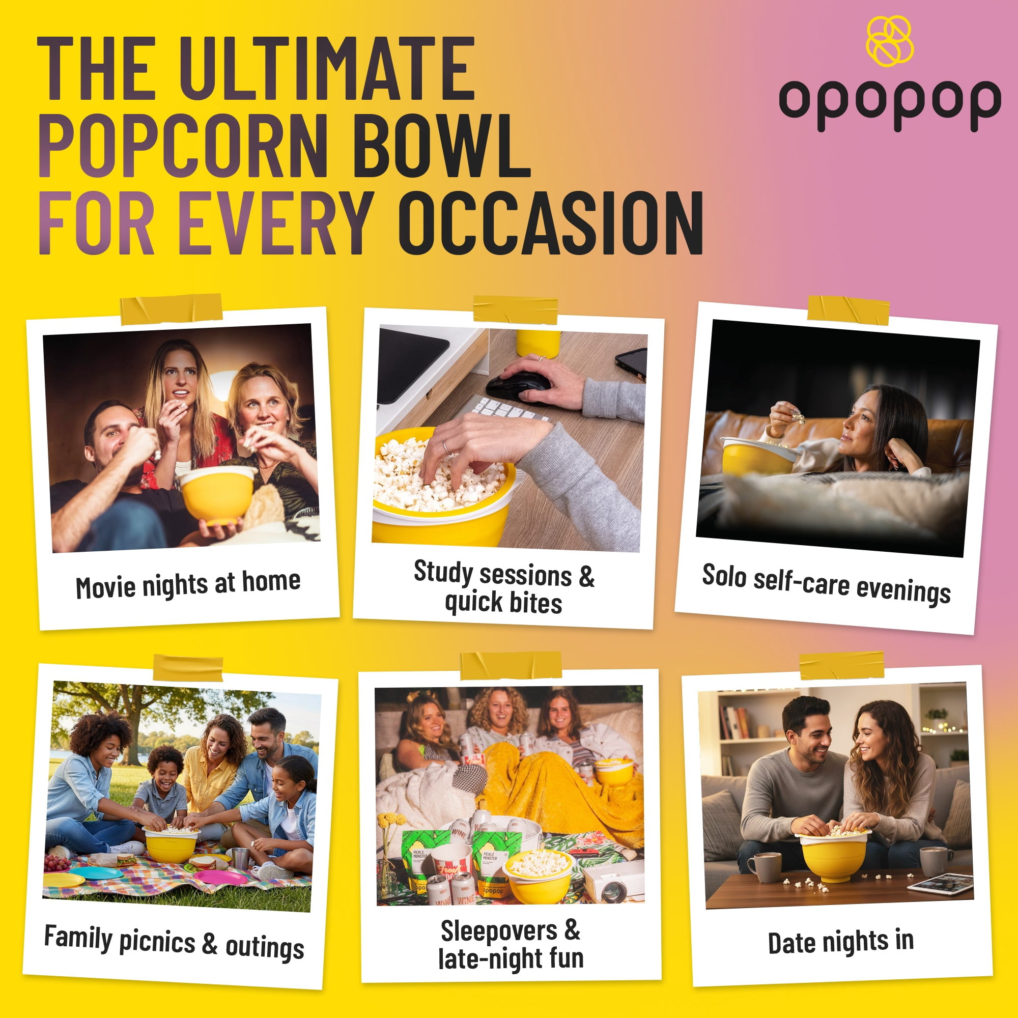 Opopop Microwave Popcorn Popper