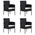 thumbnail image 2 of vidaXL Dining Set Garden Dinette Seat Multi Colors Ã˜ 33.5"/Ã˜ 47.2" 3/5 Piece, 2 of 5