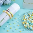 thumbnail image 4 of 1 Box 500Pcs Acrylic Round Beads Frosted Bead Bulk 8mm Candy Color Silicone Acrylic Plastic Ball Pastel Matte Loose Spacer Beads for Jewelry Making Bracelets Necklaces Earrings DIY Crafts DIY, 4 of 6