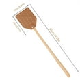 thumbnail image 5 of 2 Pack Long Wood Handle Manual Fly Swatter,Happon Durable Fly Swatte,Heavy Duty Leather Fly Swatter for Fly Catcher and Insects Catcher with Ease(Brown), 5 of 8