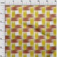 thumbnail image 2 of oneOone Viscose Chiffon Fabric Brush Stroke Ikat Printed Fabric 1 Yard 42 Inch Wide, 2 of 4