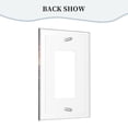 thumbnail image 4 of Panel de interruptores de pared con marco romano de cuero simple y luces de conmutación de comandantes, interruptor de luz simple, doble o con tirador, 4 of 8