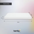 thumbnail image 3 of Colchon Cuna Bebe Impermeable Memory 100x70x7 Standar blanco, 3 of 6