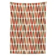 thumbnail image 3 of Ambesonne Geometric Tablecloth Rectangular Table Cover, 70s Retro Style, 60"x84", Multicolor, 3 of 4