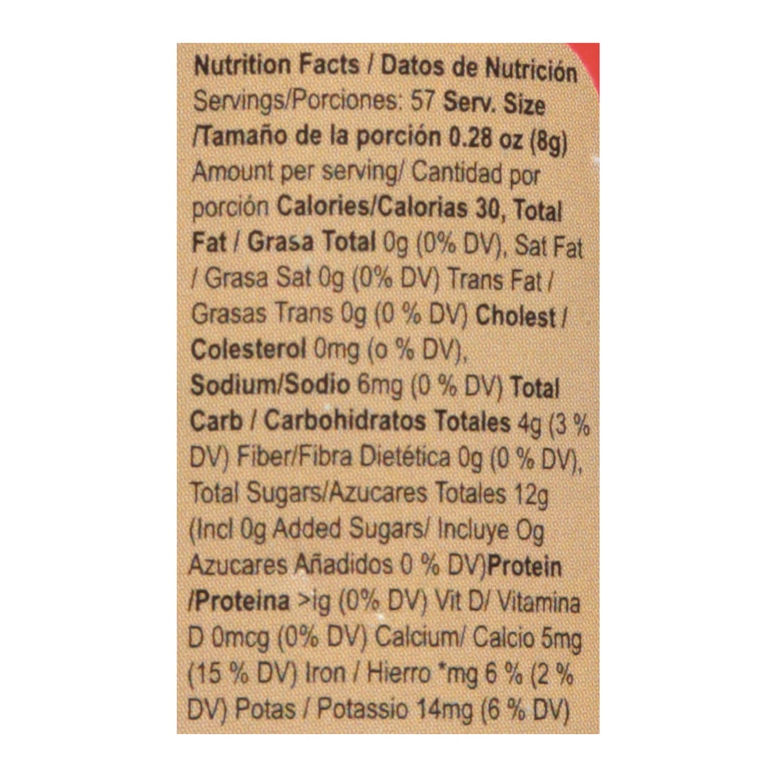 Iberia Del Tropico Oro 100% Piloncillo Brown Sugar 8 oz
