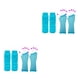 thumbnail image 1 of Guardurnaity Accesorios para guantes de rejilla, adorno de vestir elegante, disfraz de mujer de Color sólido, guantes largos, accesorio de ropa, Azul 2piezas, 1 of 6