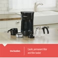 thumbnail image 4 of BLACK+DECKER 4-in-1 Coffee Station 5-Cup Coffee Maker in Stainless Steel Black, 4 of 12