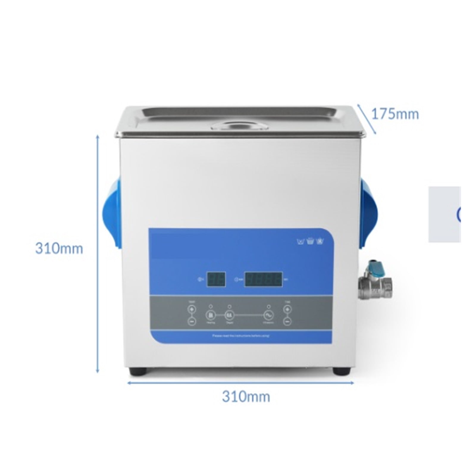 150W 40kHz Ultrasound Cleaning Machine 6L Water Bath Digital Ultrasonic Cleaner For Vinyl Record Jewelry
