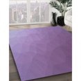 thumbnail image 3 of Ahgly Tapis Rond Lavable en Machine Intérieur Transitionnel Mimosa Violet, 8 Pieds Rond, 3 of 7