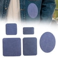 thumbnail image 2 of Iron on Patches for Clothes, 5 Pieces Assorted Shapes and Sizes Patches for Various Cloth, Cotton Fabric Patches for Clothing, Bag, Hat Repair, Clothing Repair Decorating Kit,B, 2 of 9