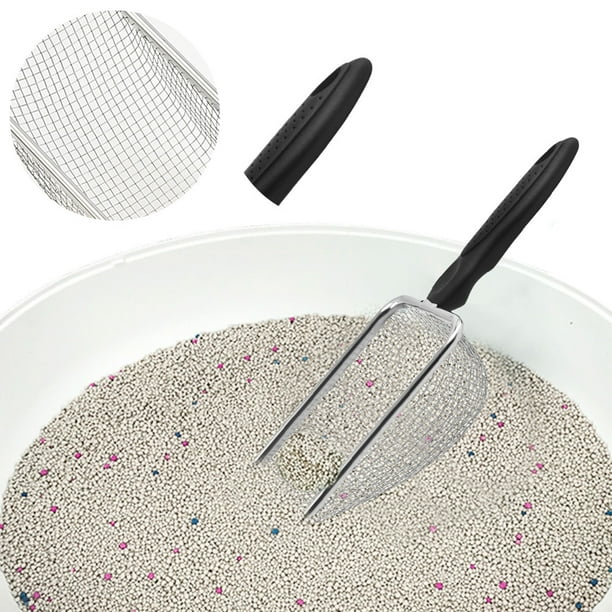Corner Scooper Fine Mesh Sand Shovel Reptil Camiseta Peop Poop Accesorios Ergonómicos Acero Inoxidable