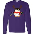 thumbnail image 3 of Inktastic Penguin Xmas Long Sleeve T-Shirt, 3 of 5