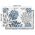 thumbnail image 6 of Purple Floral and Petal Pattern Summer Placemats Table Placemats Set Of 4-Linen Kitchen Washable Placemats Table Mats 11.8"x17.7" Non-Slip Heat Resistant, 6 of 6