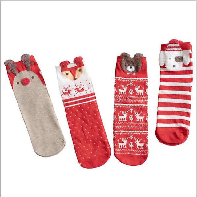 Calcetines de mujer, calcetines deportivos cálidos de invierno, estilo 4