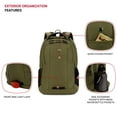 thumbnail image 3 of SwissGear Cecil 5505 Laptop Backpack, Olive, 18-Inch, 3 of 5