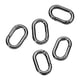 thumbnail image 4 of 5 Piezas Mosquetones de Anillos Ovalados de Resorte Perfecl Clips de Resorte de Metal 1 Pulgada Negro, 4 of 8