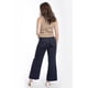 thumbnail image 3 of Jeans culotte con bolsillos frontales Juvenil, 6859 (Mezclilla tono oscuro) azul oscuro 1, 3 of 3