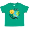 thumbnail image 3 of Inktastic Earth Day Peace Love Earth Boys or Girls Baby T-Shirt, 3 of 5