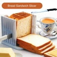 thumbnail image 3 of Toasts for Homemade Baking Kitchen Foldable Cutting Slicers Bread Toasts Adjustable Tools Kitchen，Dining & Bar, 3 of 8