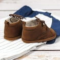 thumbnail image 5 of HsdsBebe?Baby?Boys?Girls?Oxford?Shoes?PU?Leather?Soft?Rubber?Sole?Sneakers??Anti-Slip?Toddler?Ankle?Boots?Infant?Walking?Shoes Moccasins, 5 of 6
