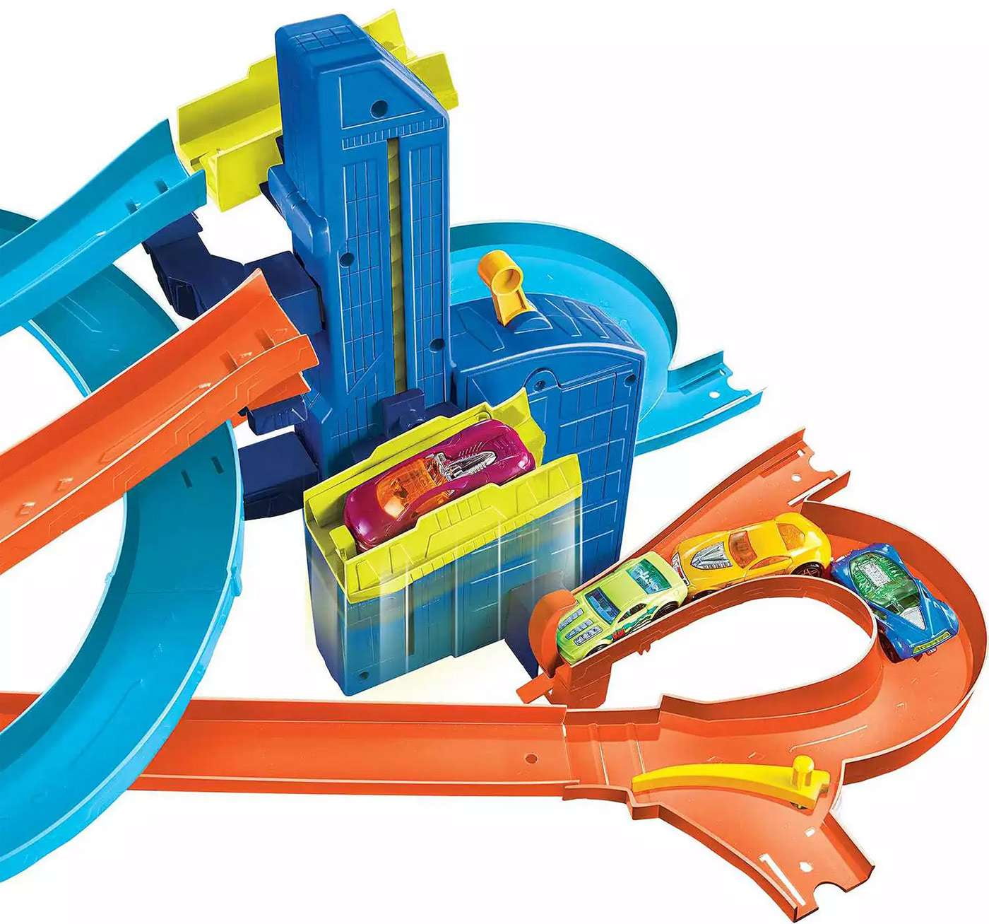 Hot Wheels City Auto Lift Expressway Track Set