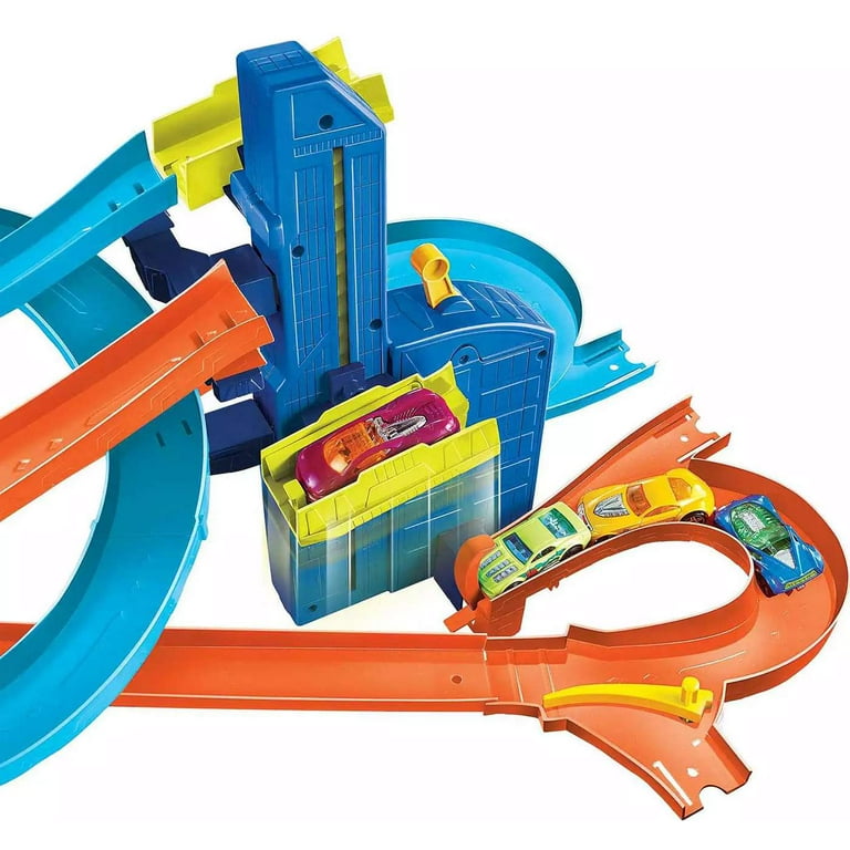 Hot Wheels City Auto Lift Expressway Track Set - Walmart.com