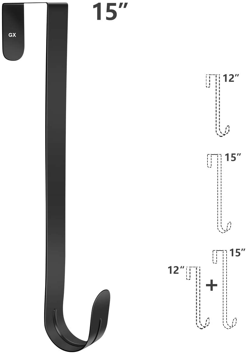 Wreath Hanger for Front Door Large Wreath Metal Hook for Christmas