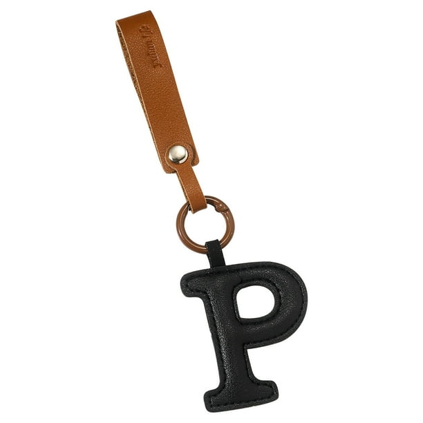 Accesorios para Coches Lindos Nuevo Cuero Carta Inglesa Llavero Colgante Bolsa de Llavero para Coches Accesorios para Coches Colgantes