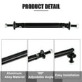 thumbnail image 4 of Unique Bargains 1pair 75mm 2.95' Splitter Support Rods Adjustable Front Rear Bumper Lip Splitter Strut Rod Tie Support Bars Black, 4 of 6