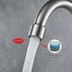 thumbnail image 4 of Kitchen Faucet, with 360 Rotatable Kitchen Mixer Tap and Adjustable Hot and Cold Faucet, Suitable for Kitchen Sink with 2 x 60cm Flexible Hoses, 4 of 5