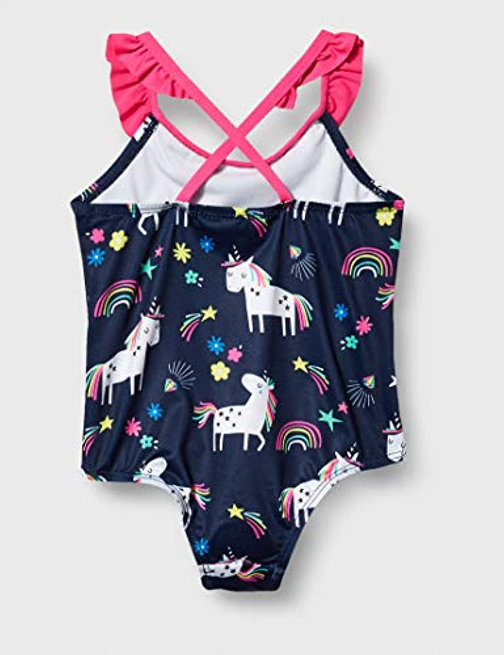 Wippette Baby Toddler Girl Unicorn One-Piece Swimsuit