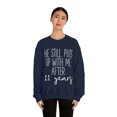 thumbnail image 3 of 11th Anniversary Wife Sweatshirt, Gifts, Sweater Shirt, 3 of 9