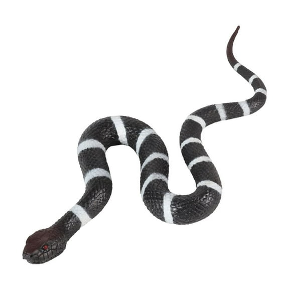 Kyusrd Super Realistic Rubber Snake Drives Away Birds Realistic TPR Fake Snake Suitable For Garden Cobras Rattlesnakes And Venomous Snakes Etc