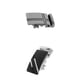 thumbnail image 1 of 2 piezas de hebilla de cinturón de Metal reemplazos de hebilla deslizante automáticos para ajuste 1,4 ''accesorios de cinturón Colcomx hebilla de cinturón para hombre, 1 of 8