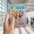 thumbnail image 4 of Peace Love Pride Basset Hound with Rainbow Sunglasses LGBT LGBTQ+ Travel Passport Wallet Bassets Dog Breed Lovers Gifts Idea PU Leather Passport Holder Cover - 01004, 4 of 5