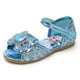 thumbnail image 1 of Zapatos de marca Disney, sandalias de princesa Elsa de Frozen de dibujos animados para niñas, zapatos planos de verano para niñas, sandalias de playa, zapatos Elsa, plantilla de 21,2 CM Gao Jinjia LED, 1 of 2