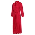 thumbnail image 4 of Richie House Women's Long Style Bathrobe Robe RHW2824, 4 of 5