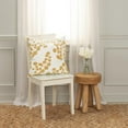 thumbnail image 5 of Rizzy Home Ivory/Yellow 20"X20" BoTanical EmbroideRed Poly Filled Throw Pillow, 5 of 5