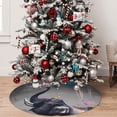 thumbnail image 5 of Sikiie Elephant Fireworks Celebration 30-48 inches {designName} Print Christmas Tree Skirt Snowman Xmas Tree Skirt with Edge Christmas Decorations for Holiday Party-48", 5 of 7
