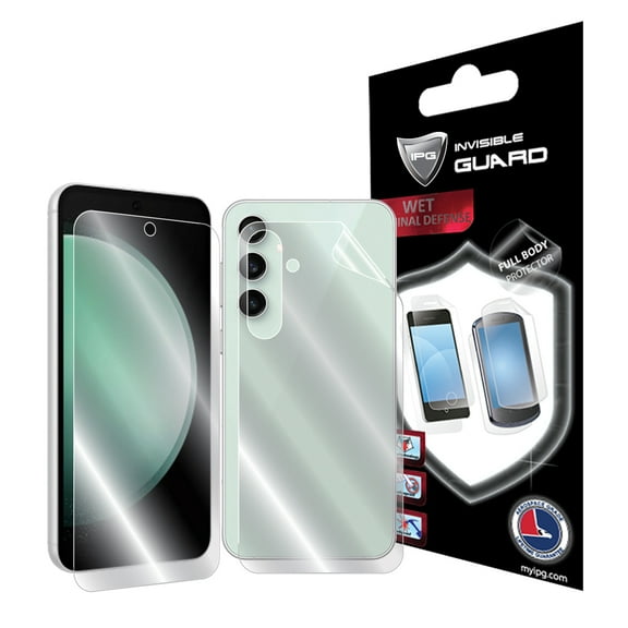 IPG for SAMSUNG Galaxy S23 FE FULL BODY Hydrogel Protector Invisible Touch Screen Sensitive Ultra HD Clear Film Anti Scratch Skin Guard - Smooth/Self-Healing/Bubble -Free Screen & Back