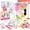 A, variant on Childrens Clothing Design Handmade Material Kit Clothes Sewing Kit For Kids Fashion Handmade T Designer Girls