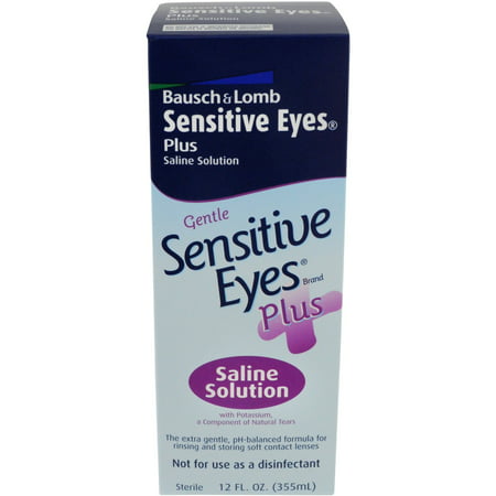 Bausch - Lomb Sensitive Eyes Plus Saline Solution 12