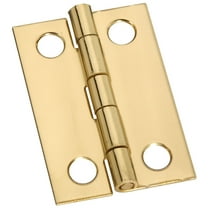 National Hardware - V1801 1-1/2" x 1" Hinge 2/pk - Polished Brass