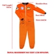 thumbnail image 5 of Underwraps Astronaut Orange NASA Adult Plus Teen Mens Halloween Costume,XL, 5 of 7