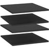 Mainstays Modular Storage 4 Shelf Add-On Kit, Black