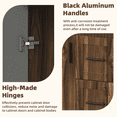 thumbnail image 5 of Erinnyees 30" Wooden Freestanding Bathroom Vanity with Ceramic Sink, Walnut Cabinet Featuring a Door & 2 Spacious Drawers, 5 of 10