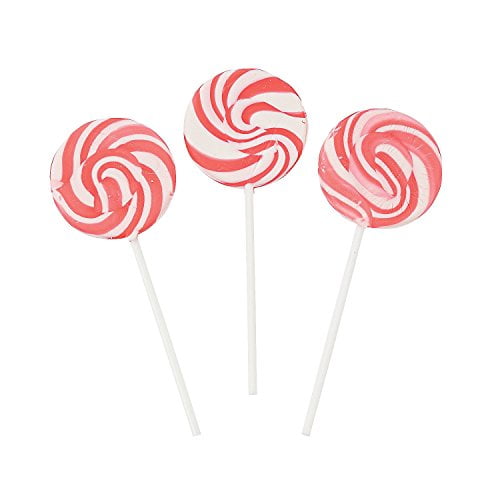 Hot Pink Swirl Pop - Edibles - 24 Pieces - Walmart.com
