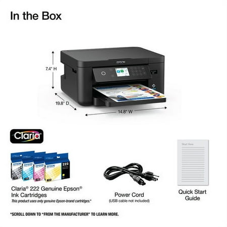 Epson - Expression Home XP-5200 All-in-One Inkjet Printer - Black