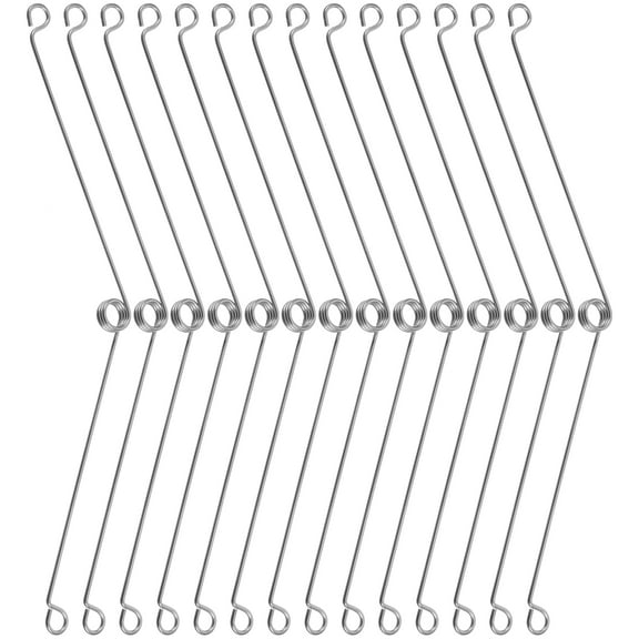 MUSEYA 20pcs Grille Springs Iron For Recessed Lighting Silver Fixtures