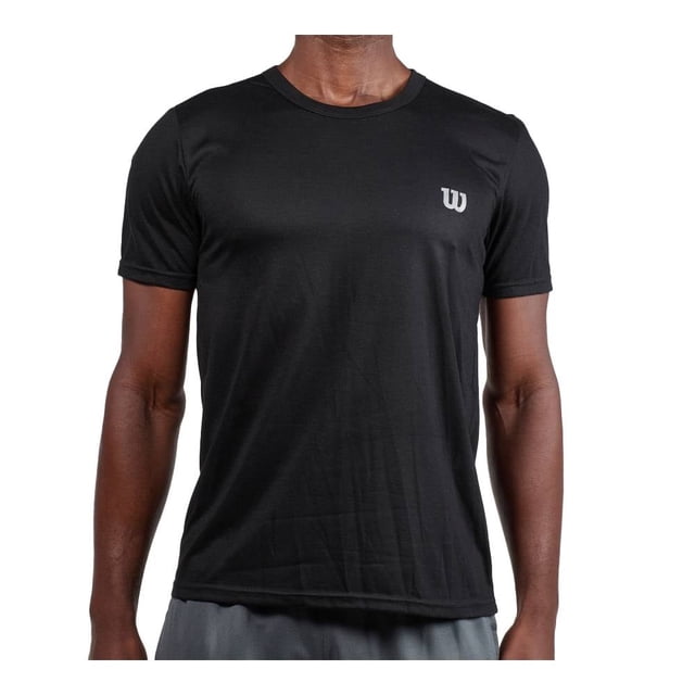Playera Wilson para Hombre, Negro Talla EG